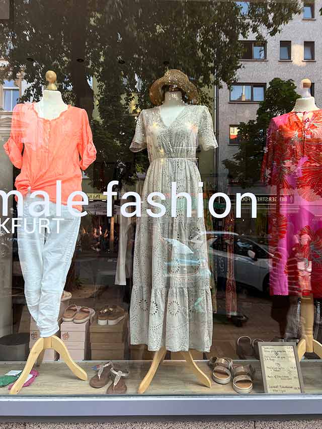 female fashion Frankfurt, Berger Straße 102