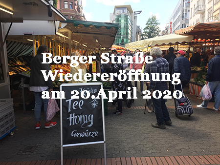Wiedereröffnung Berger Straße Frankfurt