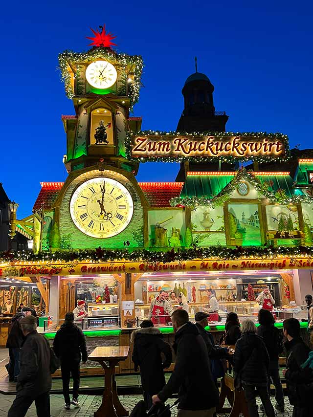 Frankfurt Weihnachtsmarkt 2022 in der Alte Stadt